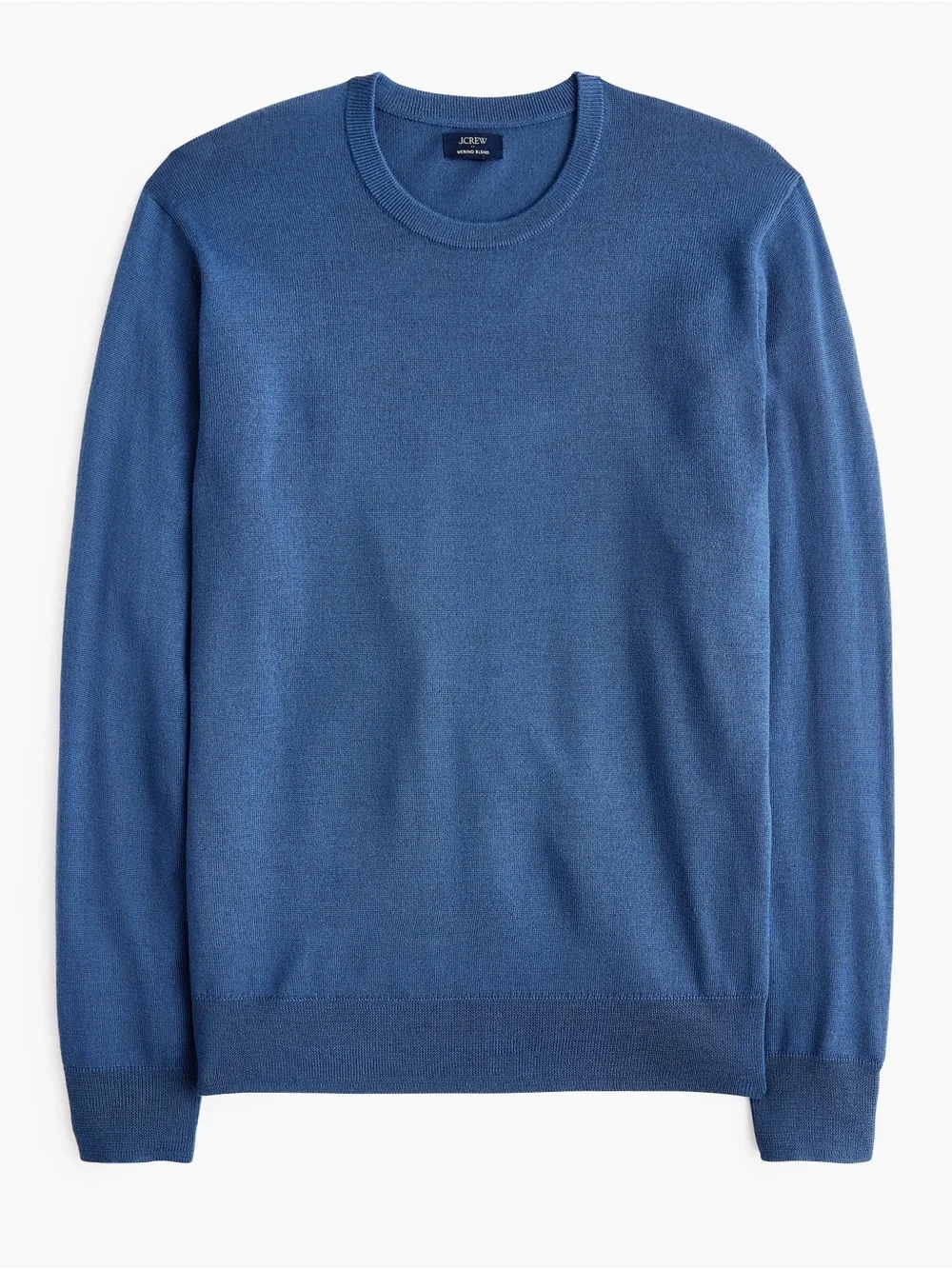 J.Crew Merino Wool Blend Crewneck Sweater Blue Size M